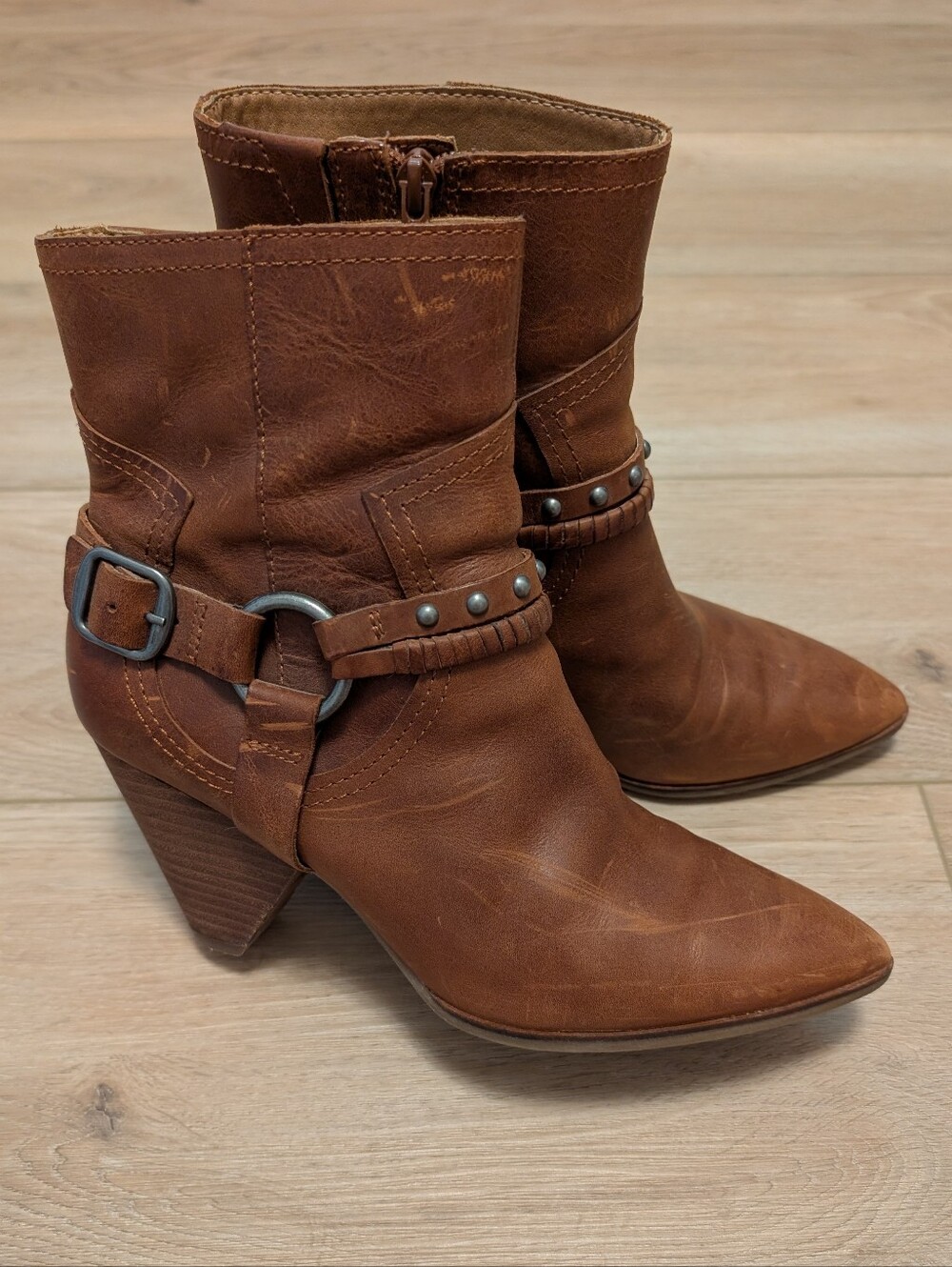 Lucky Brand Majoko Leather Boots